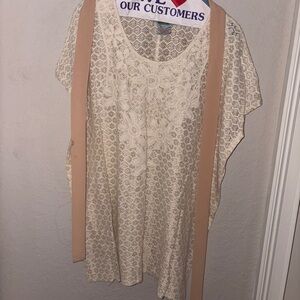 Flying Tomato Cream Lace Blouse